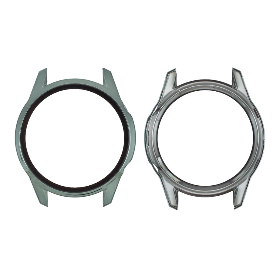 Electroplated PC Frame Tempered Glass Screen Protector Cover for Huawei Watch GT 2 46mm Electroplated PC Frame Tempered Glass Screen Protector Cover for Huawei Watch GT 2 46mm